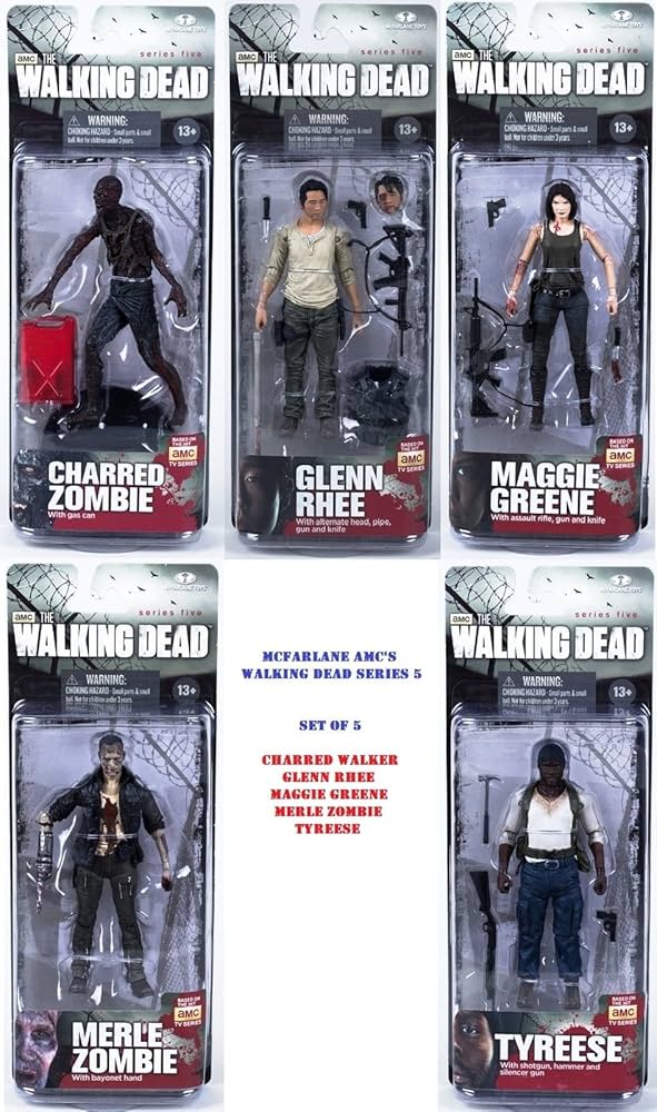 THE WALKING DEAD フィギュアセット Amazon.com: TMP INTERNATIONAL MWDTV5 The Walking Dead Tv